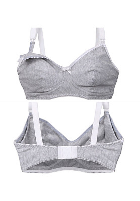 Бавовняний топ для годування Premium cotton Marta К365-215 Сірий