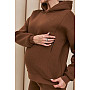 Теплый спортивный костюм для беременных и кормящих Kikoo К365-31 Кофе