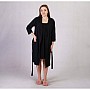 Теплый Халат и Ночная рубашка для беременных и кормящих Comfort  К365-91 Черный