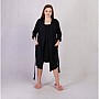 Теплый Халат и Ночная рубашка для беременных и кормящих Comfort  К365-91 Черный