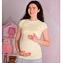 Футболка для беременных и кормления Kikoo К365-63 Бежевый