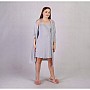 Теплый Халат и Ночная рубашка для беременных и кормящих Comfort  К365-66 Серый
