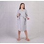 Теплый Халат и Ночная рубашка для беременных и кормящих Comfort  К365-66 Серый