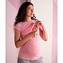 Футболка для беременных и кормления Kikoo К365-64 Розовый