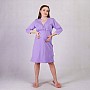 Ночная рубашка на байке для беременных и кормящих  К365-60 Фиолетовый