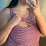 Майка для беременных и кормящих мам Kikoo К365-116 Бордовый