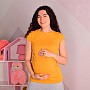 Футболка для беременных и кормления Kikoo К365-75 Желтый