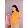 Футболка для беременных и кормления Kikoo К365-75 Желтый