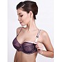 Ліф для годування бавовна з ажуром Lanny mode К365-198 Фіолетовий